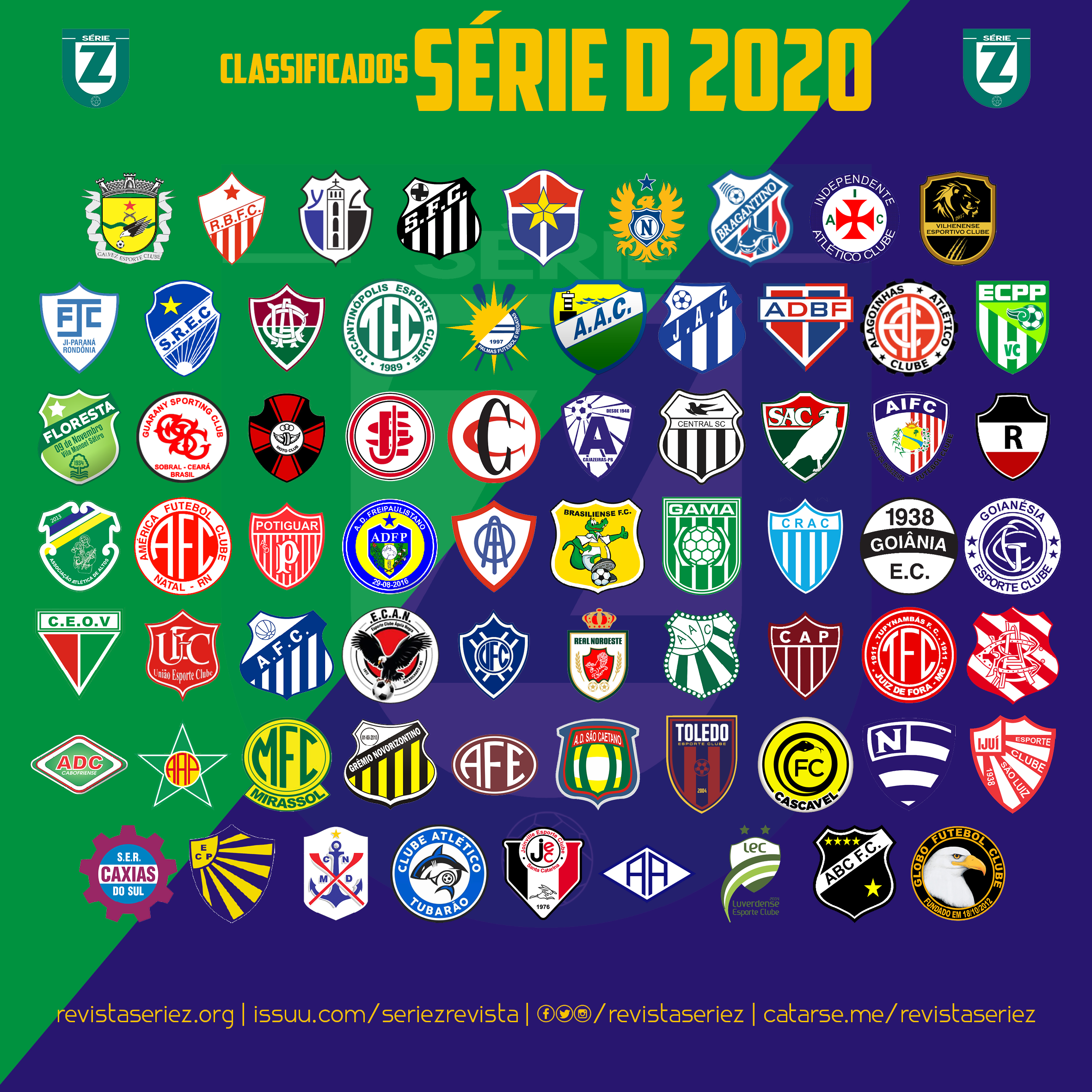 A linha do tempo de classificação à Série D 2020 – Revista SÉRIE Z